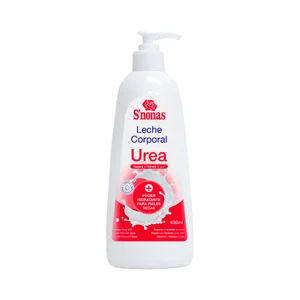 S´NONAS Urea Leche corporal reparadora e hidratante, para pieles secas 650 ml.
