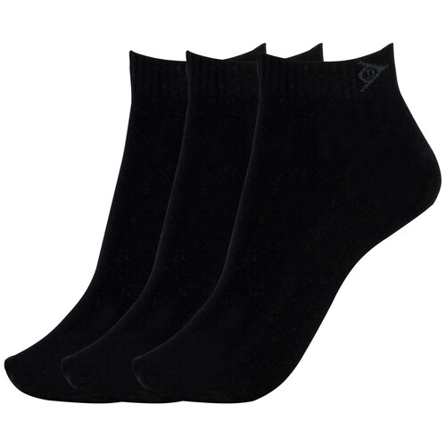 Pack de 3 pares de calcetines DUNLOP Performance, color negro, talla 39/42.
