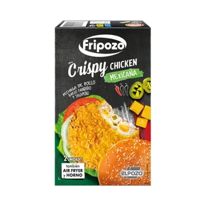 FRIPOZO Pechuga de pollo empanada estilo mexicana con queso fundido y jalapeño 230 g.