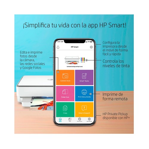 Impresora multifunción HP Envy 6130e. 6 meses gratis Instant Ink. Consulta condiciones.