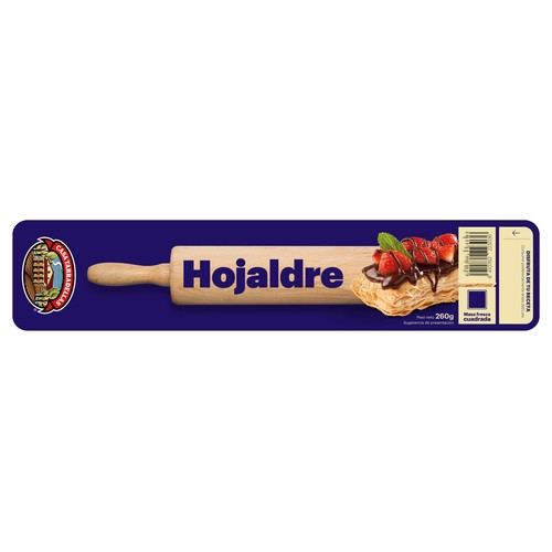 CASA TARRADELLAS Masa fresca cuadrada de hojaldre CASA TARRADELLAS 260 g