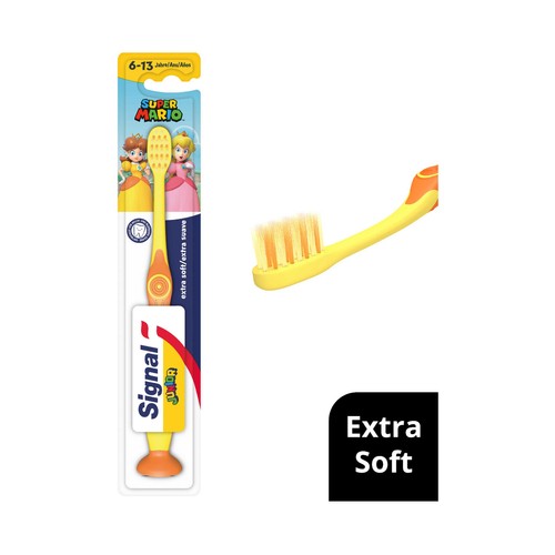 SIGNAL Junior Cepillo de dientes filamentos extra suaves, para niñ@s de 6 a 13 años.