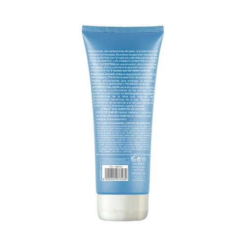 E"LIFEXIR Emulsión antiestrías que repara, frena y previene las mismas E"LIFEXIR Antiestrías 200 ml.