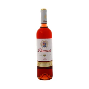 DIAMANTE  Vino rosado semi dulce con D.O. Rioja DIAMANTE botella de 75 cl.