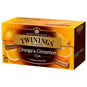 Imagen de TWININGS Té negro con canela y naranja 25 uds. 50 g