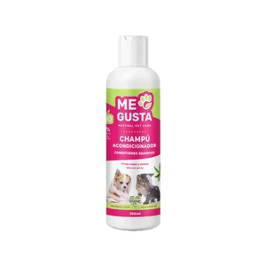 NATURAL PET CARE ME GUSTA Champú acondicionador 2 en 1 para perros y gatos 300 ml.