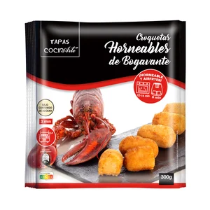 COCINARTE Croquetas congeladas y horneables de bogavante 300 g.