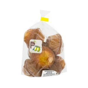 DULCES LA PLATA Magdalenas aceite de oliva 6 unidades 480 g.