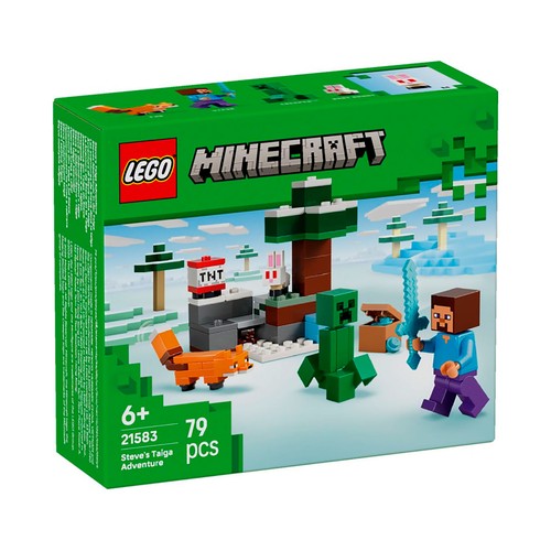 La aventura de steve en la taiga.LEGO.21583
