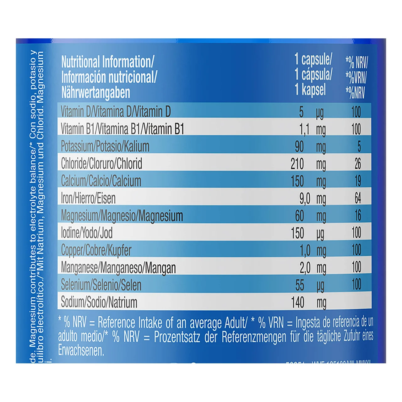 Salt caps 90 uds