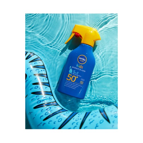 NIVEA Sun kids Spray solar hidratante, especial niños, con factor de protección 50+ (muy alto) protege & cuida 270 ml.