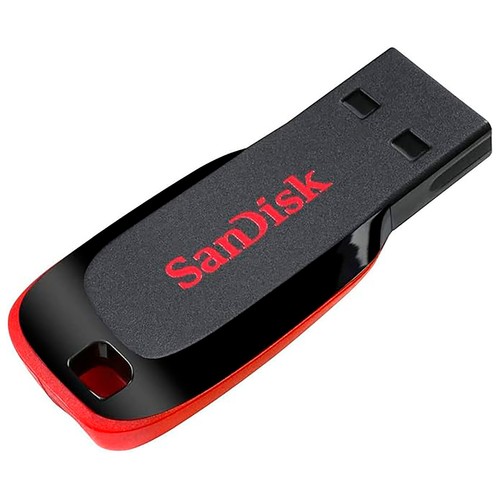 Memoria usb 32GB SANDISK Cruzer blade, conexión usb 2.0