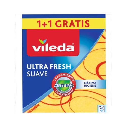 Bayeta Suave con Microfibras VILEDA 1+1 uds.