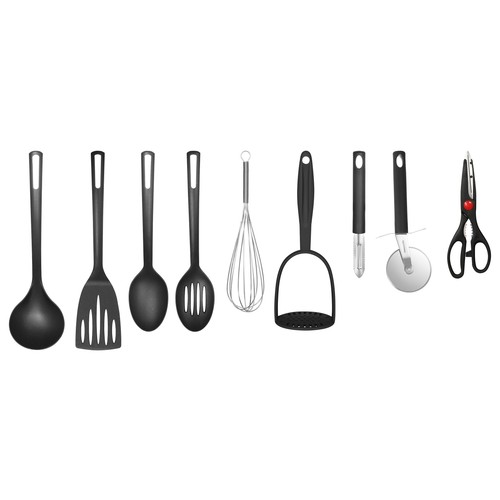 Set 9 utensilios de cocina de plástico, SNC