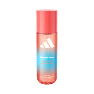 ADIDAS Happy feels Vibes body mist Frangancia para cuerpo y cabello 236 ml.