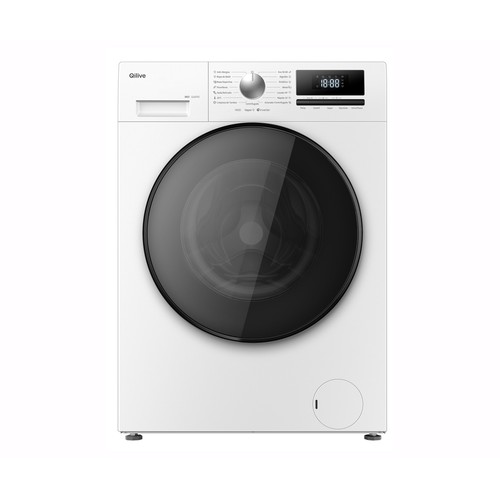 Lavadora QILIVE Q.6590 8KG, clasificación energética: A, 1400RPM, H: 84,5cm, A: 59,5cm, F: 54cm.