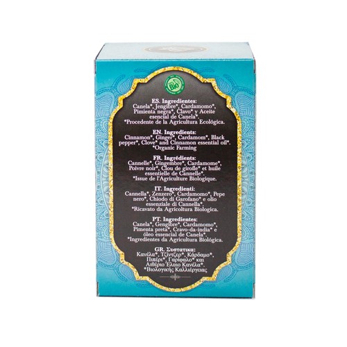 ARTEMIS BIO Infusión Chai Massala ecológica ARTEMIS BIO 20 uds. 30 g.
