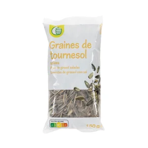 PRODUCTO ECONÓMICO ALCAMPO Pipas de girasol saladas 150 g.