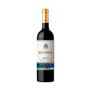 EDERRA Edición especial Vino tinto reserva con D.O. Ca. Rioja botella 75 cl.