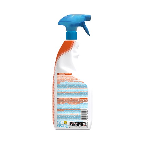 SANICENTRO Quitagrasas desinfectante sin lejia, con aroma a pomelo fresh 750 ml.