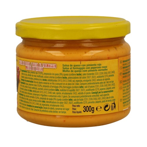 PRODUCTO ALCAMPO Salsa de queso PRODUCTO ALCAMPO 300 g.