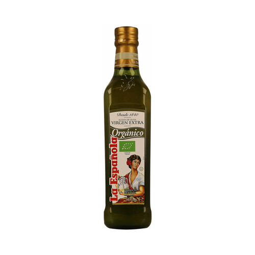 LA ESPAÑOLA Aceite de oliva virgen extra ecológico LA ESPAÑOLA 500 ml.