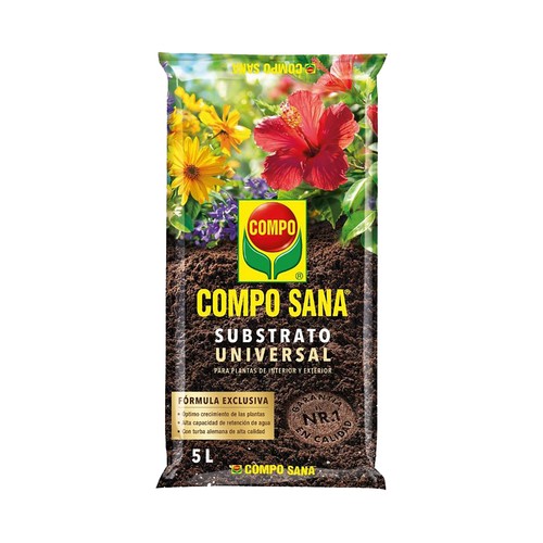 Substrato universal 5 litros, COMPO.