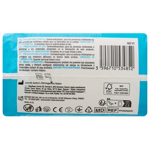 PRODUCTO ALCAMPO Compresa de incontinencia rectagulares y unisex para perdidas moderadas a severas 28 uds.