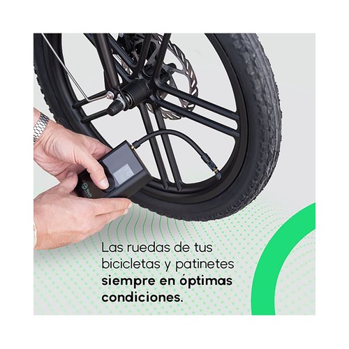 Inflador eléctrico portátil YOUIN, pantalla LCD, batería recargable, 150 Psi, luz led para bicicletas y patinetes.