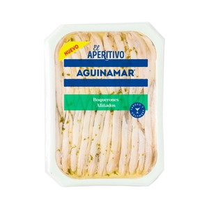 Imagen de AGUINAMAR Bandeja de boquerón ajo y perejil 70g