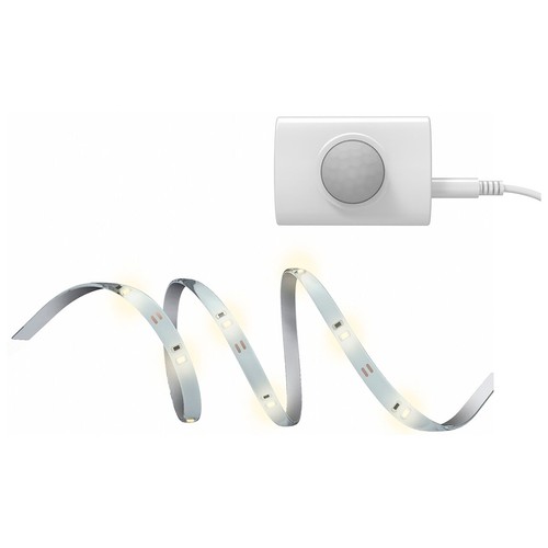 Tira LED blanca 1m 200lm sensor movimiento recargable USB día y noche. XANLITE