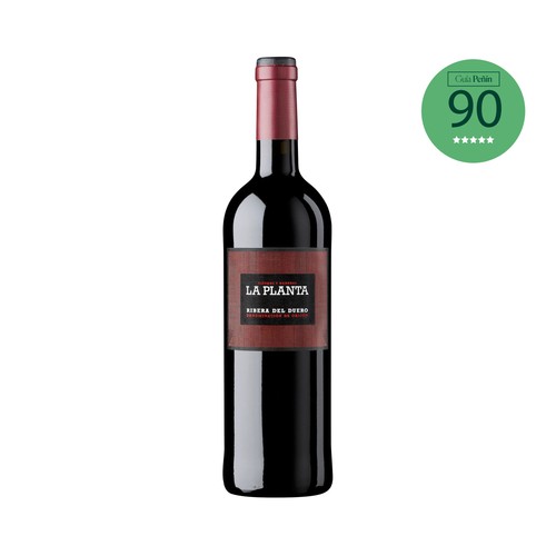 Vino tinto roble con denominación de origen Ribera del Duero LA PLANTA botella de 75 cl.