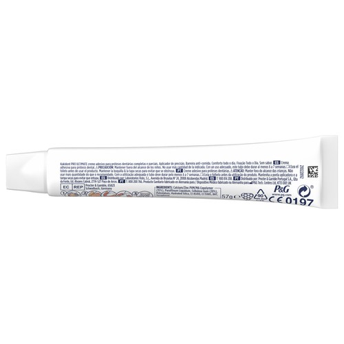 KUKIDENT Pro ultimate Crema adhesiva para prótesis dental completas y parciales, sin sabor 57 g.