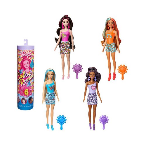 Muñeca Barbie color reveal serie ritmo arcoiris MATTEL.