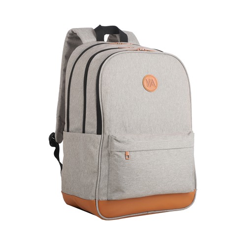 Mochila Eco Concept 3 compartimentos color gris. YOUNG'S ATTITUDE