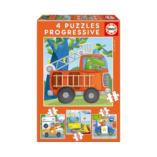 BORRAS Puzzles Progresivos Surtido +3 años