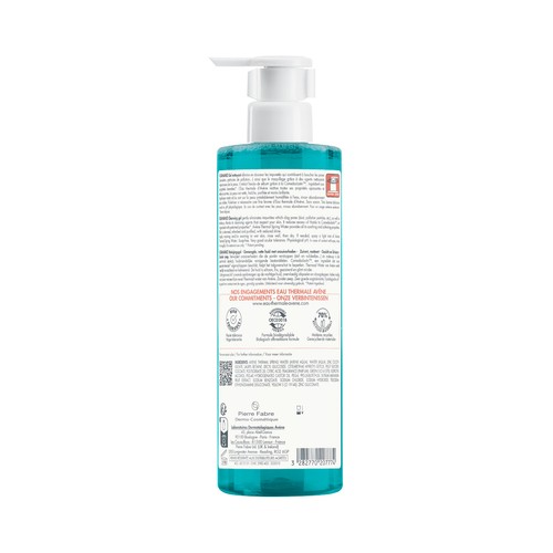 THERMALE AVÉNE Cleanance Gel limpiador y purificante de uso diairo, para pieles sensibles con imperfecciones 400 ml.