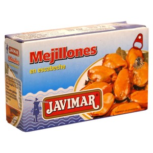 Mejillones en escabeche 71 g.