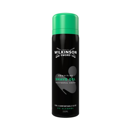 WILKINSON Sensitive Gel de afeitar sin alcohol 200 ml.