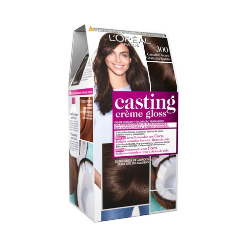 L´ORÉAL PARIS Casting créme gloss Baño de color tono 300 Castaño oscuro.