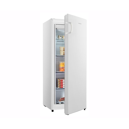 Congelador vertical143,4 cm HISENSE FV191 N4AW2, NO FROST, clasificación energética: E, H: 143,4cm, A: 55cm, F: 56,2cm, capacidad total: 155L.