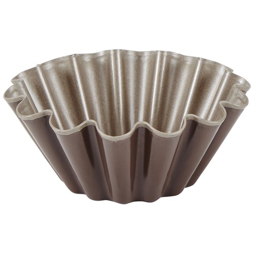 Molde metálico rizado Brioche, 10cm. de diámetro, ACTUEL.