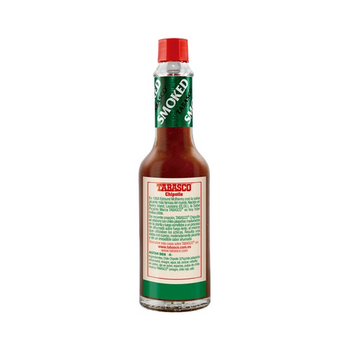 CHIPOTLE Salsa de tabasco con chiles ahumados bote 60 ml.