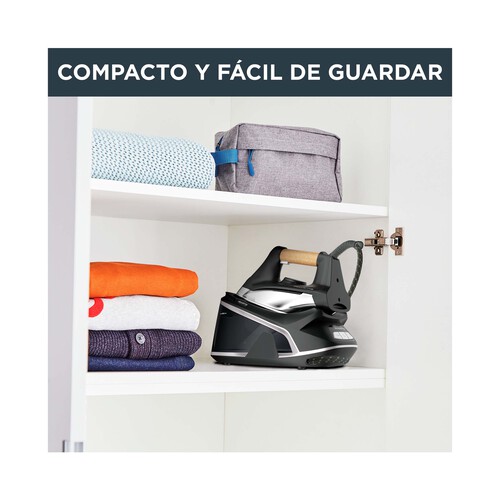 Centro de planchado ROWENTA Easy Steam VR7361F0, suela Airglide Inox, autonomía ilimitada, 5,9 bares de presión.