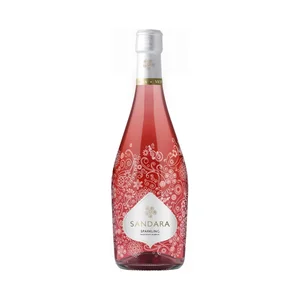 SANDARA Vino rosado espumoso (frizzante), de burbuja fina botella 75 cl.