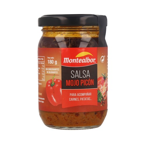 MONTEALBOR Salsa mojo picón 180 g.