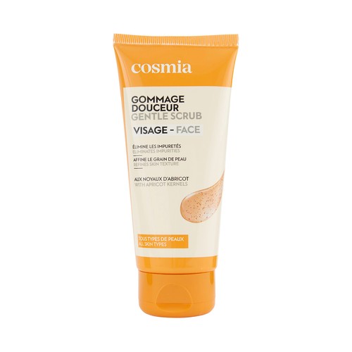 COSMIA Exfoliante facial suave para todo tipo de pieles 75 ml.