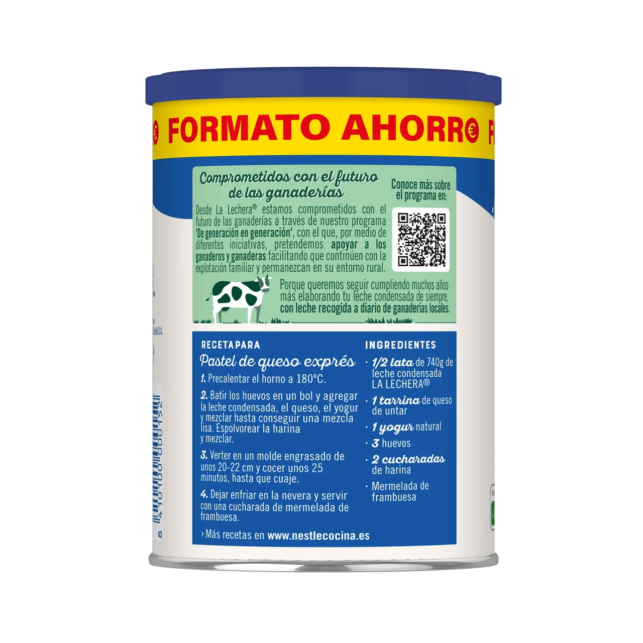 Leche condensada 740 g.