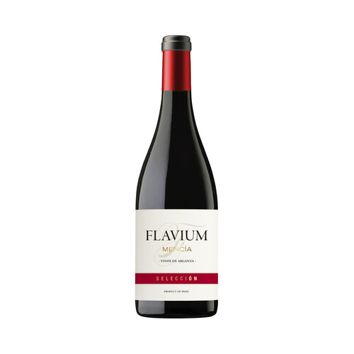 FLAVIUM SELECCIÓN Vino tinto crianza con D.O. Bierzo FLAVIUM Selección botella de 75 cl.
