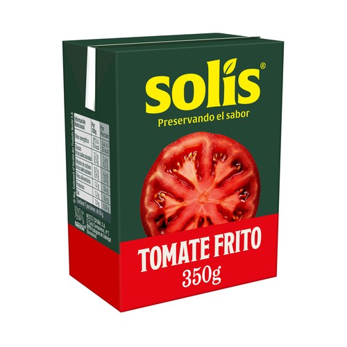 SOLÍS Tomate frito, sabor 100% natural brik 350 g.